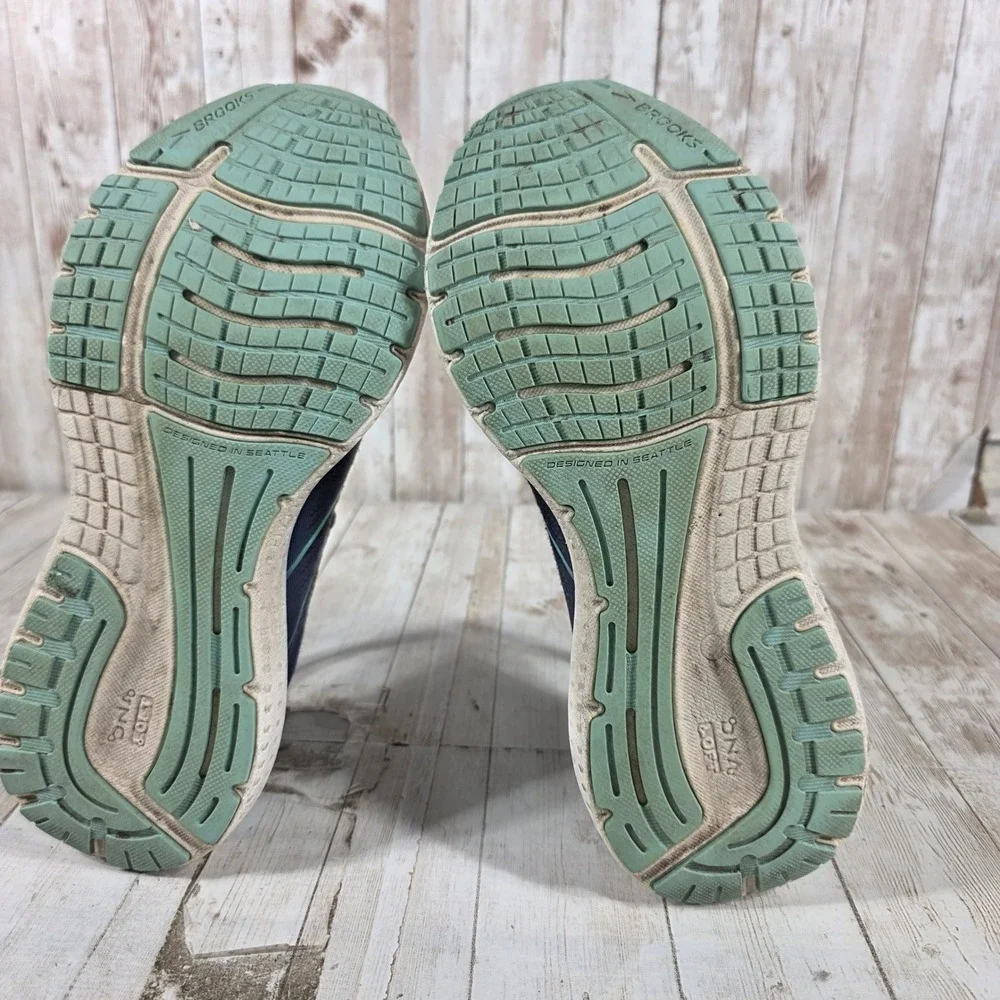 Brooks Glycerin 19 Womens Running Shoes Navy Aqua 1203431B473‎ Size 7